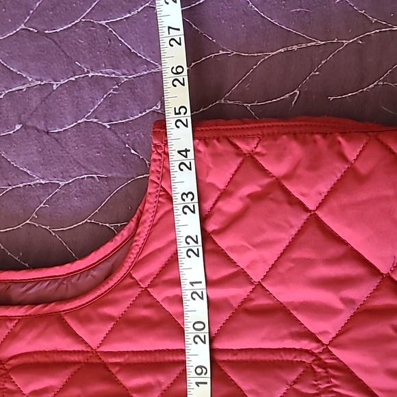 Womens Banana Republic wine color vest sz XL - Picture 7 of 8